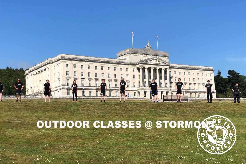 Saturday we will stage an outdoor fitness style class on Sat 10am Stormont (Same place as before) at the back gates Massey Ave. Please be there for 9;50am ready to kick-off at 10am sharp.