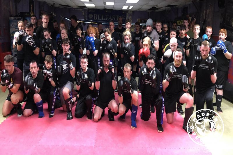 Pictured here are the team for Week 2 of the ProKick New Level 2 Sparring Course 26th Feb 2020