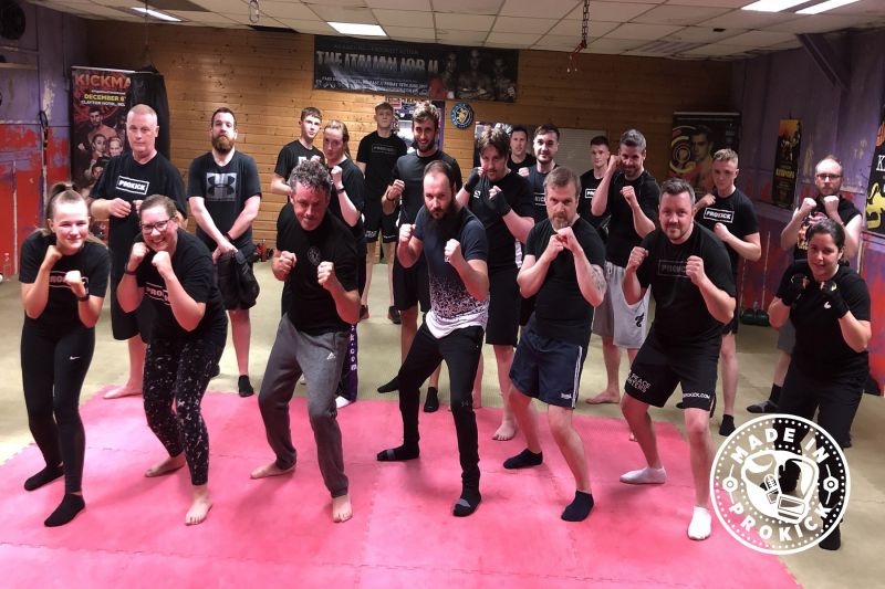This was are first ProKick class Monday 24th May 2021. Yes, our first class in the ProKick gym from when we where all instructed be government to Lockdown.