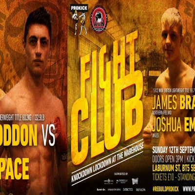 Fight-Club at the Warehouse is coming to Belfast on September 12th. We have two BIG WKN title fights with two of our three ProKick Samurai's