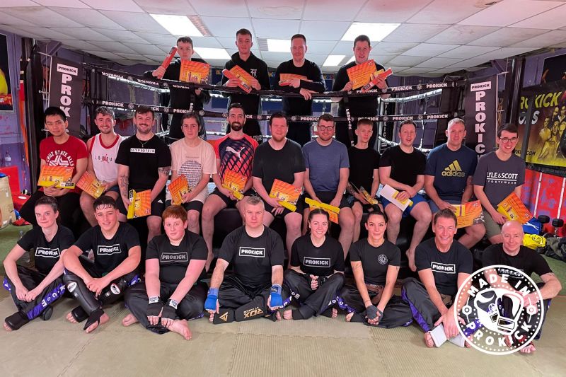 14th November 2021 was graduation day for some of the ProKick Seniors (adult) members at the ProKick Gym in Belfast.