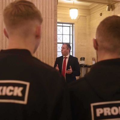 Prokick team met the First Minister Mr. Paul Givan at Stormont