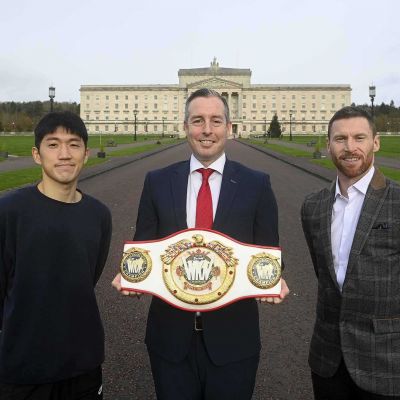 Sunghyun LEE, a Korean kickboxing specialist got to meet N,Ireland's First Minister Mr Paul Givan all ahead of the big match with NI's top professional kickboxer, Johnny ‘Swift' Smith  (Thursday 25th November)