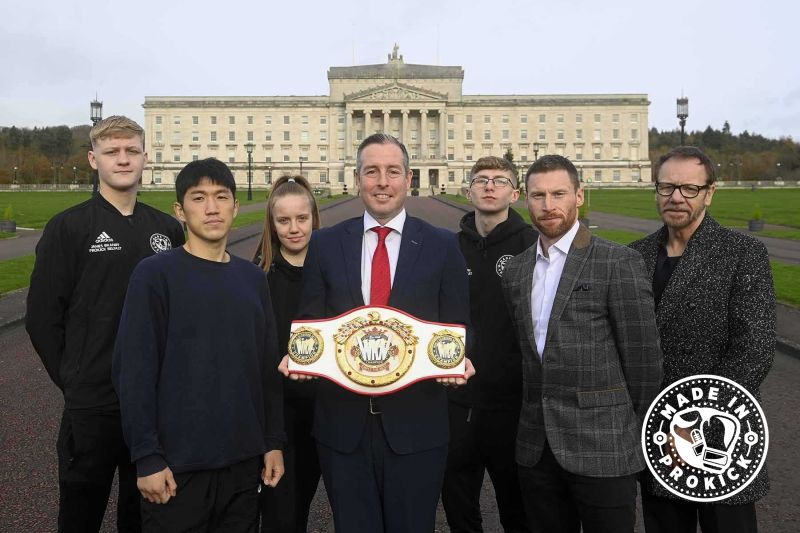 WKN team met Northern Ireland's First Minister ahead of #KnockdownLockdown tomorrow night