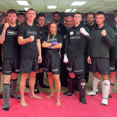 This ProKick Team will finished a week-long boot-camp training hard for the fights ahead in Scotland on the 9th July