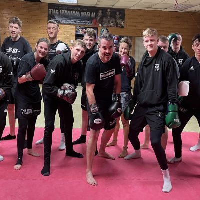 Survived the first day of Billy's ProKick ‘BootCamp’ for enthusiastic wannabe fighters and hard-core fitness fanatics has RE-started this morning Monday 11th April 2022
