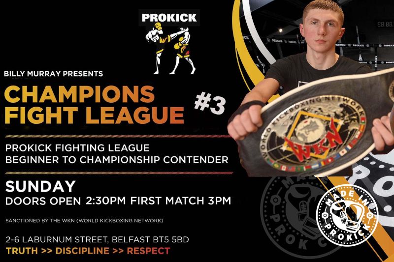 Tickets are now available from the ProKick Gym reception priced £20 or send £20 to PayPal @ info@prokickshop.com and collect your tickets from the ProKick reception