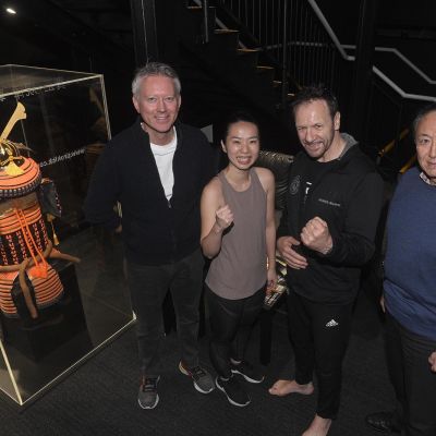 Mark brought two of his colleagues, Yuko Koshikawa, Regional Investment Manager and Takeshi Hajiro, Senior Trade Manager to the iconic new ProKick gym.