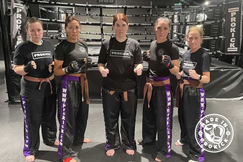 Ruth Anderson, Amanda Garett, Kathryn Warren, Rowena Bolt and Sarah Stewart all seniors ProKick members are under-going their final week-long intensive training regime in preparation to achieve one of the highest honours in Martial Arts