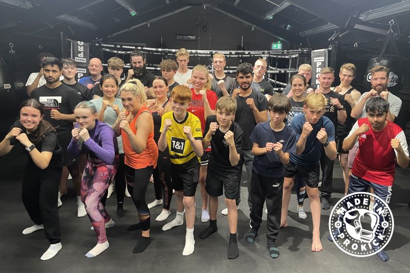 Pictured here's is the 16th latest 5-week Beginners course to kick-off at ProKick this year - Get ready for an unparalleled fitness experience in Belfast that will get you pumped and full of energy!