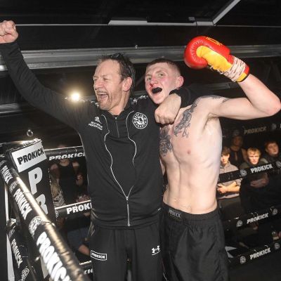 Yes he done It again onward and upwards, coach Billy Murray pleased for his young fighter after coming through another tough match