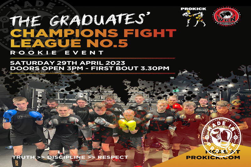 TODAY is a Show for our ProKick wannabe fighters descending upon the fight fans of Northern Ireland and it all happens TODAY - Saturday April 29th at the ProKick Gym, Belfast doors open 3pm first bell at 3.30pm