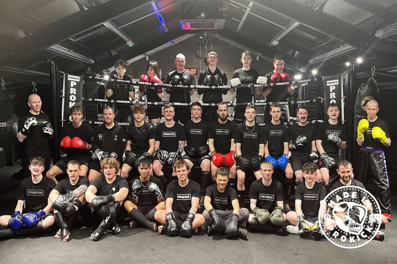 ProKick's Team of Rookies - This ProKick group have no fight experience and after an intense training regime for the next seven weeks whoever are left will enter the ring. All set for next month on Saturday 29th April.