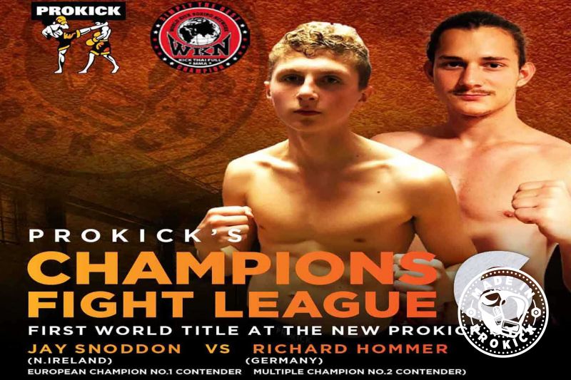 On Sunday 28th May 2023 Jay Snoddon (NI) challenges for the WKN World Featherweight Pro-Am Crown against multiple kickboxing and K1 Champion, Richard Homer (Germany).