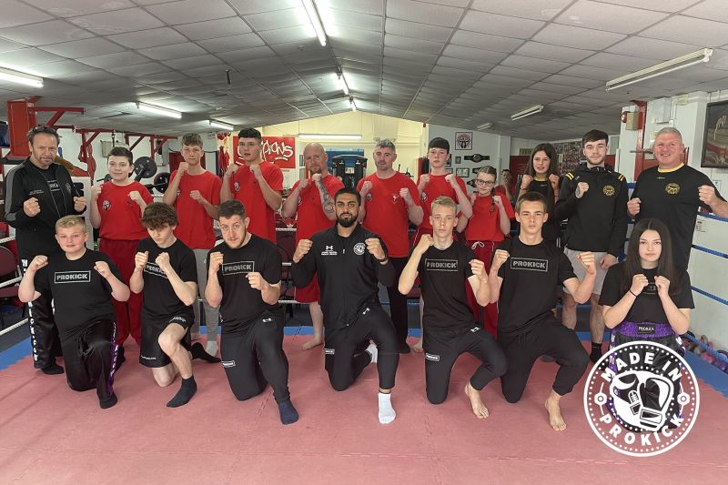 Eighteen children aged 7-14 years old travelled with some teenagers and two adults. Travelled to the picturesque sea-side town on the Antrim coast to compete in what was for some their first ever kickboxing tournament.