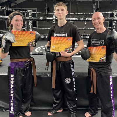 2nd Brown belt at the renowned ProKick Gym marked a triumphant moment for Charlene, Jay, and Mark. It propelled them further towards their ultimate goal: the coveted Black Belt. Their remarkable performance showcased their commitment and dedication.