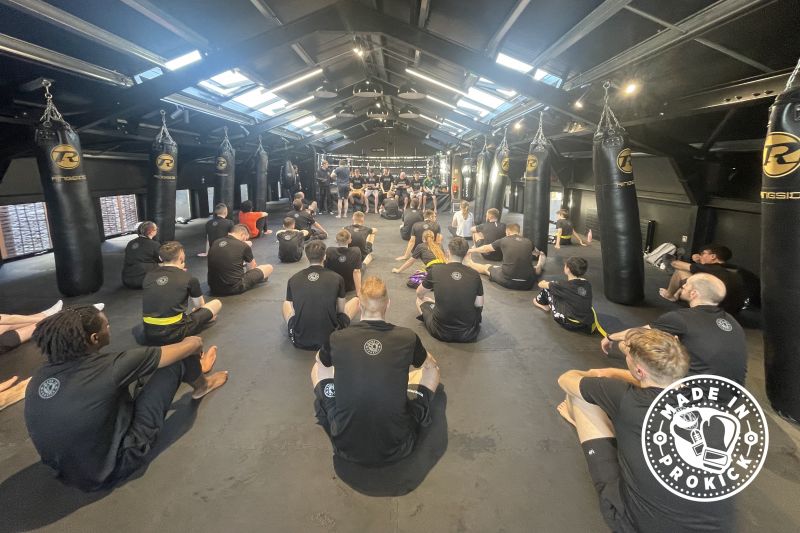 The moment had finally arrived - presentation time at the ProKick Gym. It was time for the team to belt-up and show off their new grade. Well done, team!.