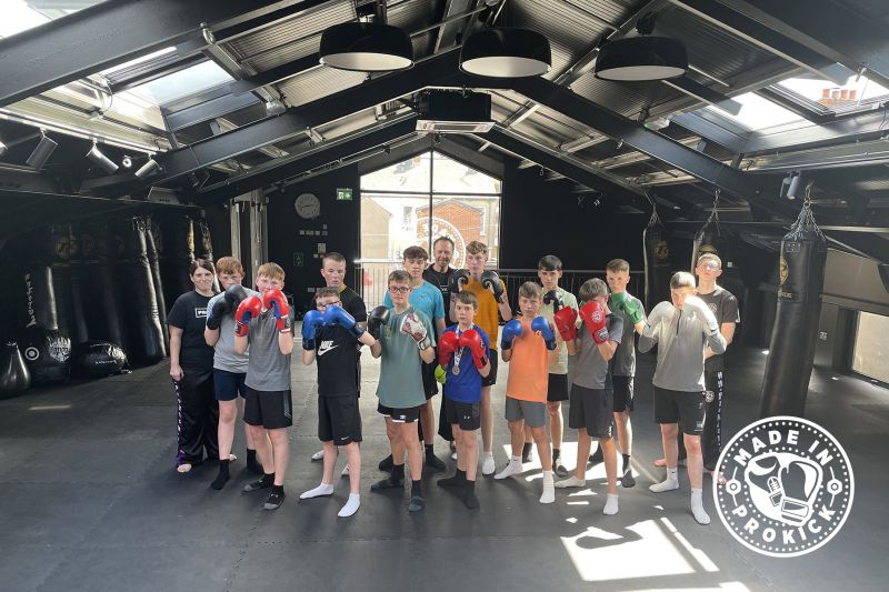 St. Mary's CBGS Belfast Hit ProKick - Pupils from 10G had the opportunity to take part in a kickboxing taster session Monday 26th June at the ProKick gym in Belfast.