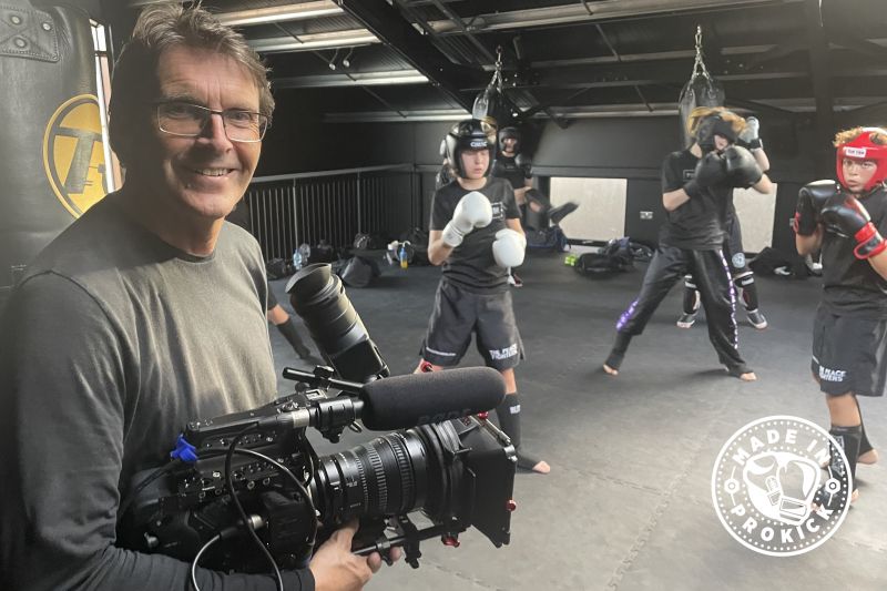 At the ProKick Gym - Jim Crone is crafting an incredible documentary about Billy Murray and ProKick. Brace yourself for a captivating story that will get you hooked. Keep an eye out for updates!