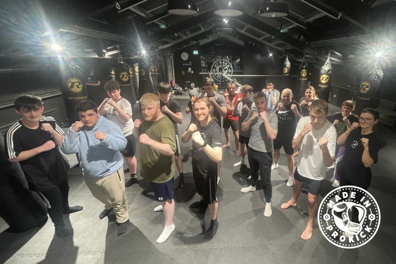 Another New class kicked off on Thursday 1st Feb 2004 - Where else could you find such a remarkable level of interest in the dynamic sport of ProKick-style Kickboxing.