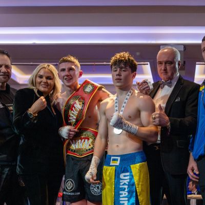 A special shout-out to the local champion and headliner, Jay Snoddon, for clinching his second WKN world title belt in style!