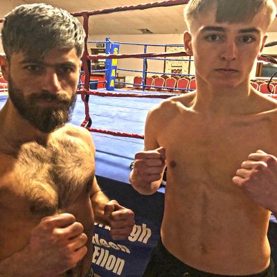 Alireza Vs William Weigh-Ins, This was fight was under K1 rules. Alireza has had a little Kung-Fu experience in light-contact. Alireza faced William Stewart (Fraserburgh)