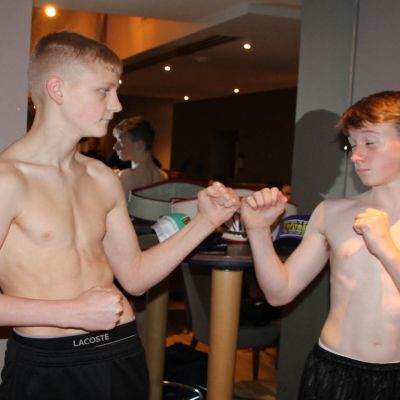 Full-Contact match 3x1.5 - 56kg - age 15 & 14 James Braniff (WINNER 1st ROUND)(Holywood, NI) Vs Jack Anderson (Dungannon)