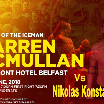 Darren Mc Mullan will face Nikolas Konstantinou of Cyprus at the Stormont hotel
