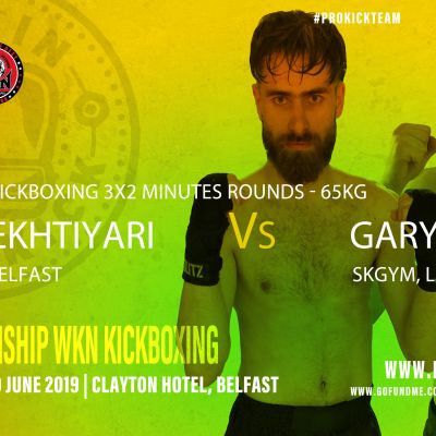 WKN Novice K1 Style 3x2 - 64kg Alex Ekhtiyari (Belfast, ProKick) Vs Gary Fraser (Livingston MA, Scotland) Sponsored By Revlon International