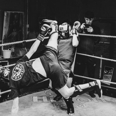 Jay Cartwheel Kick -This special sparring session was a fundraiser for three of ProKick’s teenagers, Jay Snoddon, James Braniff and Grace Goody as they prepare for a once in a life time trip to Japan in December.​