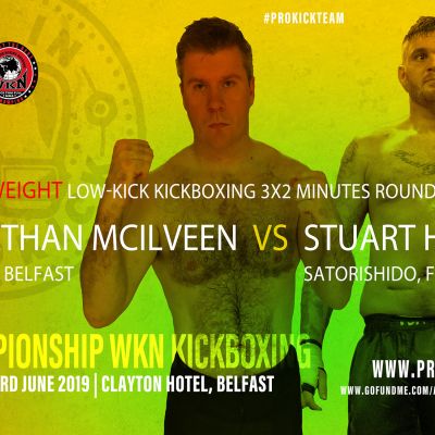 Heavyweight kickboxing back in Belfast on June 23rd when Jonathan McIlveen (Belfast) comes Face-to-Face with Stuart Hacket (Scotland) at the Clayton Hotel Belfast