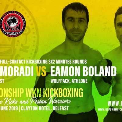 WKN Novice Full-Contact 3x2 - 82kg  Saeed Moradi (Belfast,ProKick) Vs Eamon Boland (Athlone, Wolfpack) Sponsored by Company Haircutters