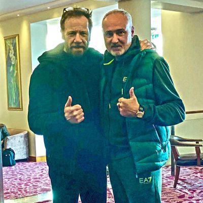Billy Murray & Stephane Cabrera at the Stormont Hotel. Welcome back #WKN top man Mr Cabrera to #Belfast for Saturday’s #international #kickboxing event at the #Stormonthotel