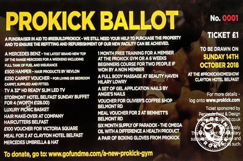 ProKick Members, If you can help by way of taking a couple of ballot books to sell to friends & family. #RebuildProKick