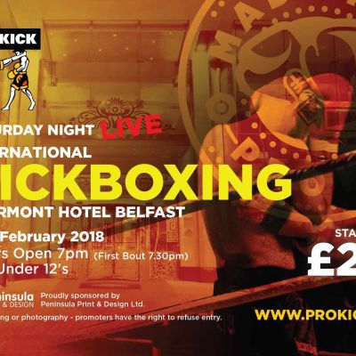 Standard tickets are on sale now priced £20. Tickets for the International Kickboxing Fight Night set for Saturday 17th FEB 2017