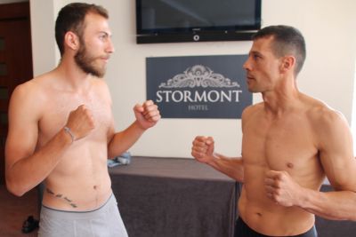 Rafa Del-Toro (Gran Canaria) weigh'd-in at 70kg and Stefanos Stamatiou (Cyprus) just came under the limit at 69.6kg
