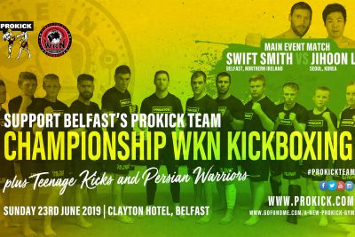 Here is our ProKickTeam - THIS was FIGHT DAY! Take a look at the great fight-card we have lined-up for the afternoon of June 23, 2019.