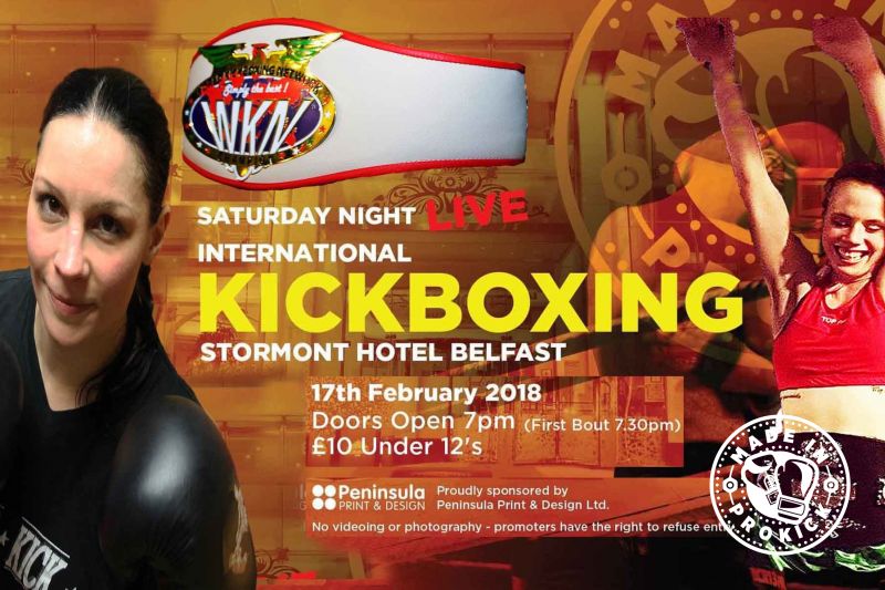 WKN Irish Title Fight for 17th FEB at the Stormont Hotel - Rowena Bolt has finally got the title shot she was dreaming off. 