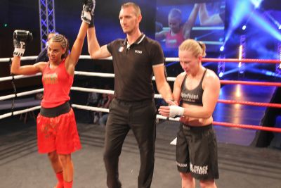 Amel Dehby take the judges nod over Cathy McAleer in France