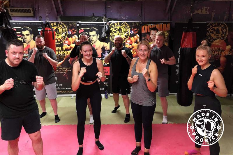 ProKick are helping Kick our way back to the old normal - This was the third new squad of wannabe kickboxers to come through the doors at the ProKick from when Covid-19 hit and closed down NI. This new ProKick 6-week course started on the 11th August 2020