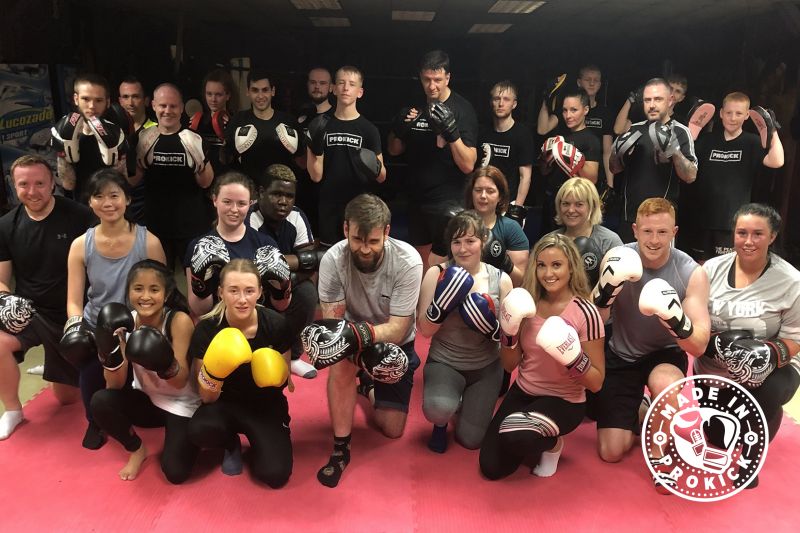 Pictured here are the ProKickers who all finished their ProKick 6-weeks of #kickboxing at the #ProKickGym in Belfast on Thursday 26th Sept 2019.