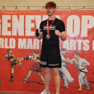 Charles Ross gets A medal - Charles Ross made 72.5kg for his first full-contact match. But Friday 6th April fought under light-contact rules and although give over 10kg away in weight Ross took GOLD 