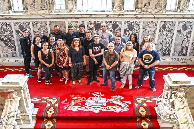 Billy Murray and some of the ProKick senior team were back at the City Hall on Friday 26th May 2018. 