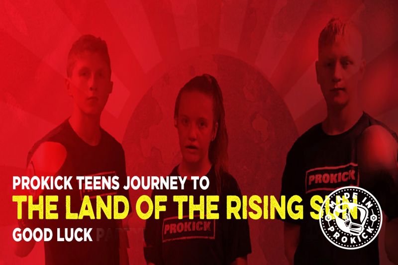 Good Luck Team ProKick in Japan - James, Grace & Jay are ready for their trip to the 'Land of the Rising Sun' - Join us step-by-step across this vast land as our team embraces the culture of this fascinating country.