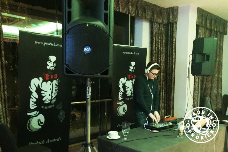 Dj Connor Brennan hit all the right notes at the good luck party for the travelling teenagers