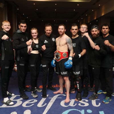 Pictured here, are the ProKick-Fight-Team who all competed on the Clayton hotel Belfast event on 23rd, June 2019