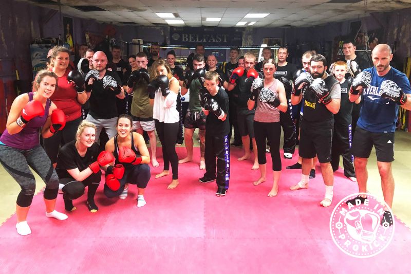 Here are the latest high-kicking ProKick beginners who all finished their 6-weeks #kickboxing at the #ProKickGym.