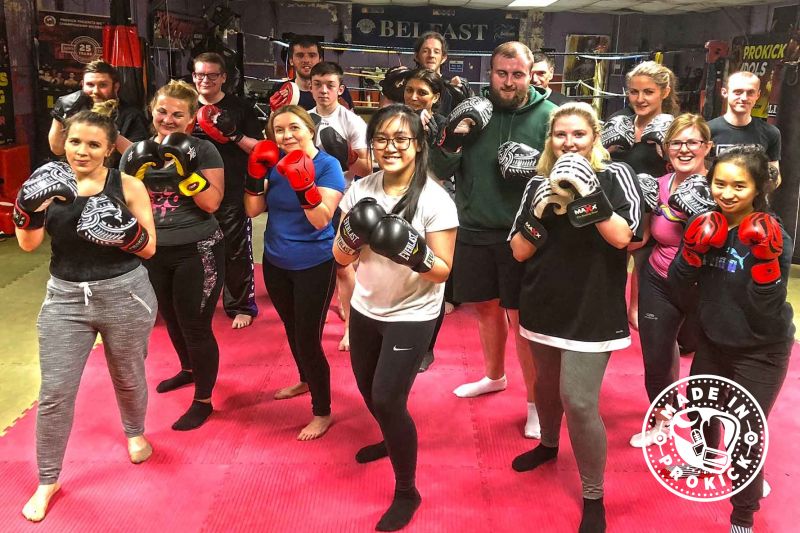 ProKick New Beginners Finished 6Weeks of kickboxing 19th Feb 2018