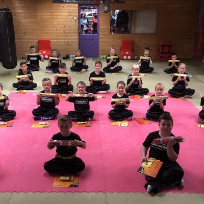 Today ProKick junior Kickboxing enthusiasts tested. Just two levels from beginner to yellow & yellow to orange belt levels were tested today SUNDAY 15th September 2019