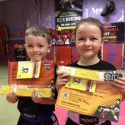 The Shaw's - Elliot And Emily pass their yellow belts